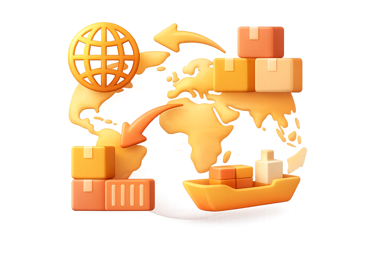 Ilustración de importación